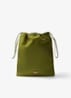 Wish Re-Nylon handtas met logo - Groen