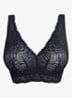 Salerno bralette van kant - Donkerblauw