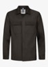 Linen overshirt - Donkerbruin