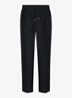Loose fit broek in linnenblend - Blauw