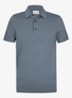 Luxury basic polo in lyocell blend - Blauwgrijs