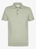 Luxury basic polo in lyocell blend - Lichtgroen