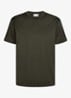 Luxury T-shirt met stretch - Donkergroen