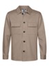 Overshirt met borstzakken - Beige