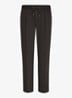 Regular fit broek in wolblend - Donkerbruin