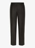 Regular fit chino in kasjmierblend - Donkerbruin