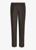Regular fit chino in wolblend - Bruin