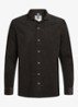 Regular fit overhemd van corduroy - Donkerbruin