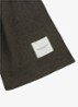 Sjaal in wol blend - Donkerbruin