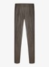 Slim fit chino in wolblend - Antraciet