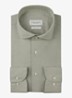 Slim fit overhemd in linnenblend - Lichtgroen