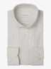 Slim fit overhemd met streepprint - Beige