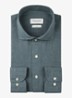 Slim fit overhemd van linnen - Blauwgrijs