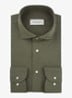 Slim fit overhemd - Donkergroen