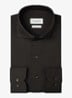 Slim fit overhemd - Donkerbruin