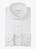 Slim fit strijkvrij shirt met cutaway kraag - Wit