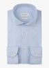 Slim fit strijkvrij shirt met cutaway kraag - Blauw