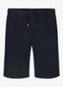 Straight fit short met stretch - Donkerblauw