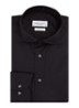 Strijkvrij slim fit overhemd - Zwart