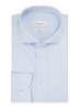 Strijkvrij slim fit overhemd - Lichtblauw