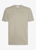 T-shirt met ronde hals - Beige