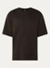 T-shirt met stretch - Bruin