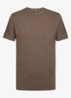 T-shirt van jersey - Donkerbruin