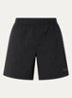 Straight fit korte broek met steekzakken - Zwart