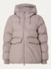 Alta A-Line pufferjack met capuchon - Grijs