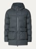 Alta gewatteerde parka met capuchon - Grijs