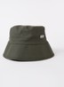 Bucket hoed met logo - Legergroen