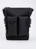 Otaru rugzak met 16 inch laptopvak en waterafstotende coating - Zwart