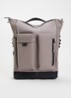 Otaru rugzak met 16 inch laptopvak en waterafstotende coating - Lichtgrijs