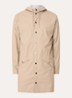 Parka met capuchon en waterafstotende coating - Beige