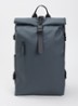 Rolltop Large rugzak met 16 inch laptop vak en waterafstotende coating - Donkergrijs
