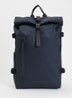 Rolltop Large rugzak met 16 inch laptopvak en waterafstotende coating - Donkerblauw