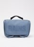 Texel toilettas met waterafstotende coating en logo - Staalblauw