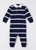 Babypak met streepprint - Donkerblauw