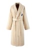Badjas met borduring - Beige