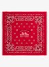 Bandana met logoprint - Red/White / Rood