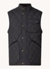 Beaton gewatteerde utility bodywarmer met opgestikte zakken - Polo Black / Zwart