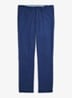 Bedford straight fit stretch chino broek - Licht Navy