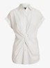 Blouse met geknoopt detail - Wit