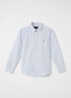 Blouse met logoborduring - Lichtblauw