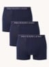 Boxershorts met logoband in 3-pack - Donkerblauw