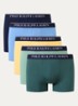 Boxershorts met logoband in 5-pack - Geel