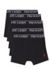 Boxershorts met logoband in 5-pack  - Zwart