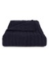 Cable plaid 127 x 178 cm - Blauw
