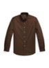 Custom fit garment-dyed Oxford overhemd - Nutmeg Brown / Bruin