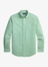 Custom fit garment-dyed Oxford overhemd - Faded Mint-31R6